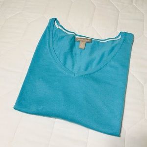 Banana Republic lightweight, light blue sweater